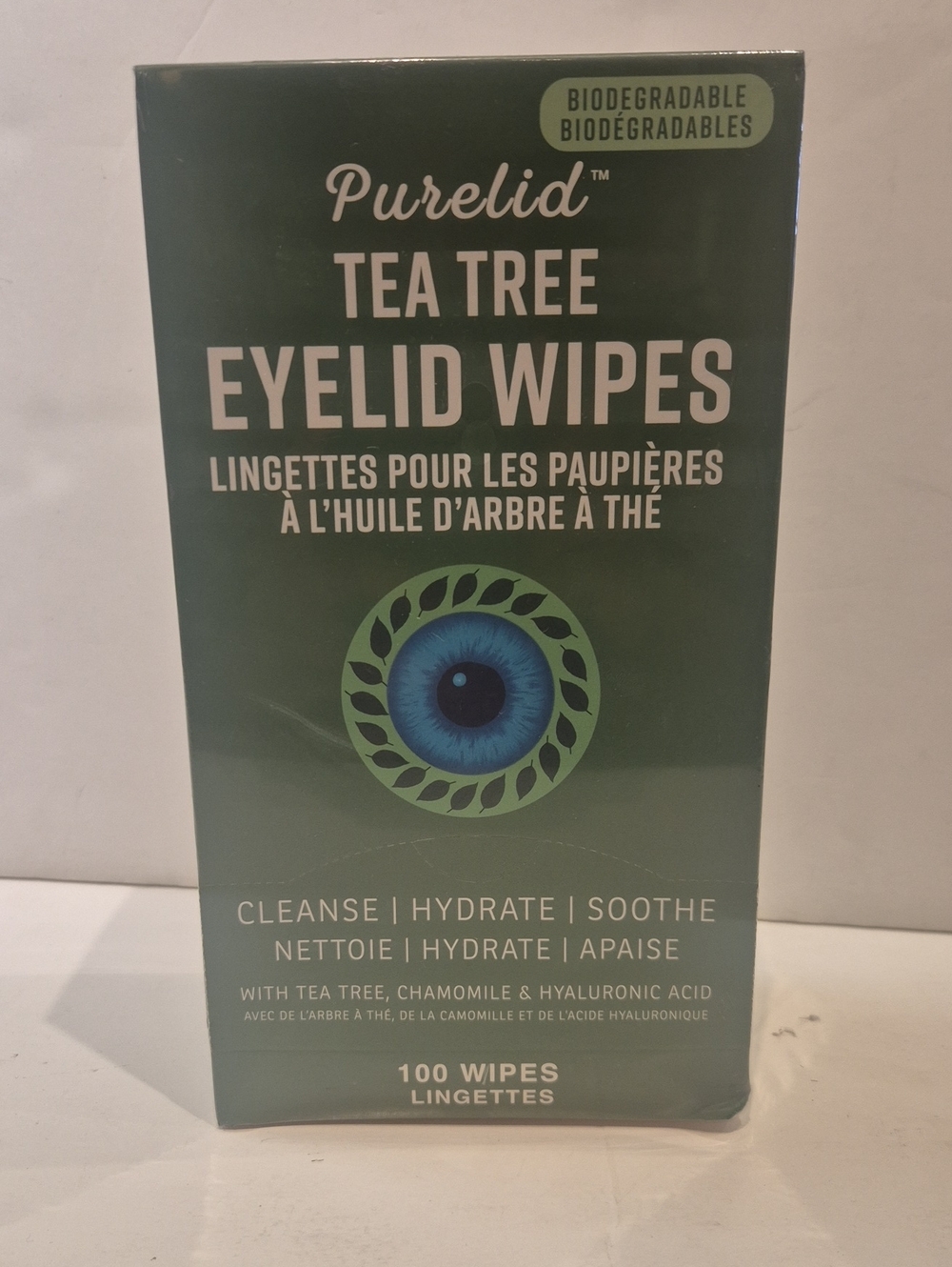 Tea Tree Eyelid Wipes – 100 Tea Tree Oil Eye Wipes Eye Hygiene